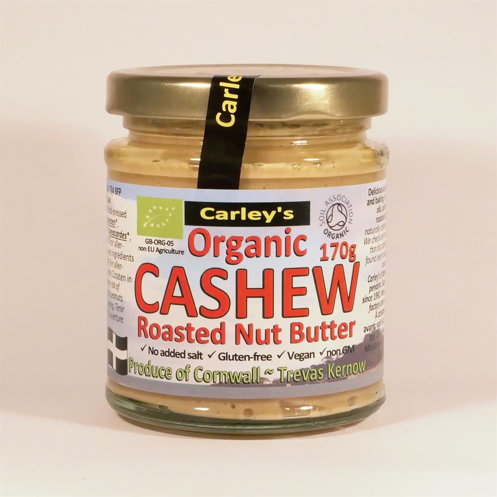 Organic Cashewnut Butter 170g, Carley's