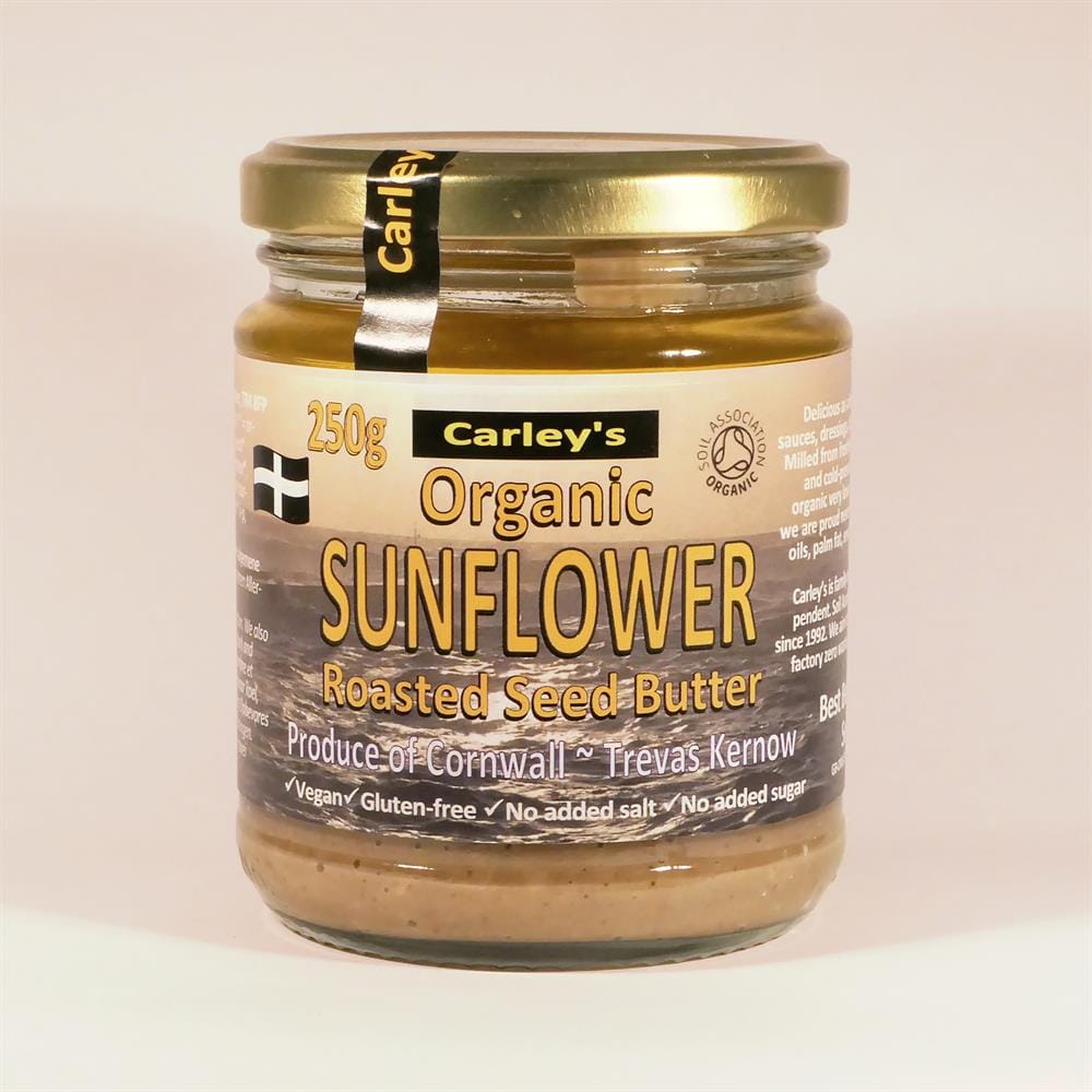 Organic Sunflower Seed Butter 250g, Carley's