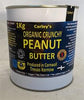 Organic CRUNCHY Peanut Butter 1kg Eco Tin, Carley's