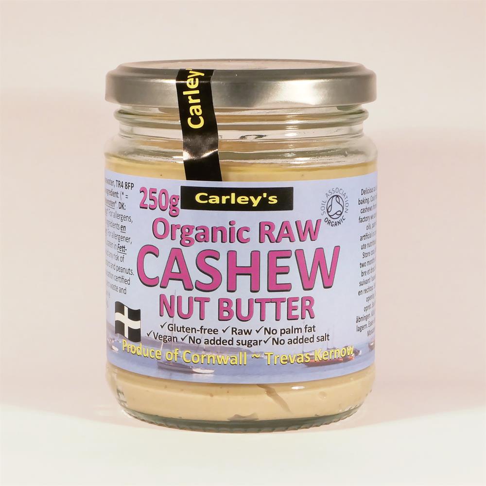 Organic Raw Cashewnut Butter 250g, Carley's