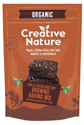 Organic Chia and Cacao Brownie Mix 400g, Creative Nature