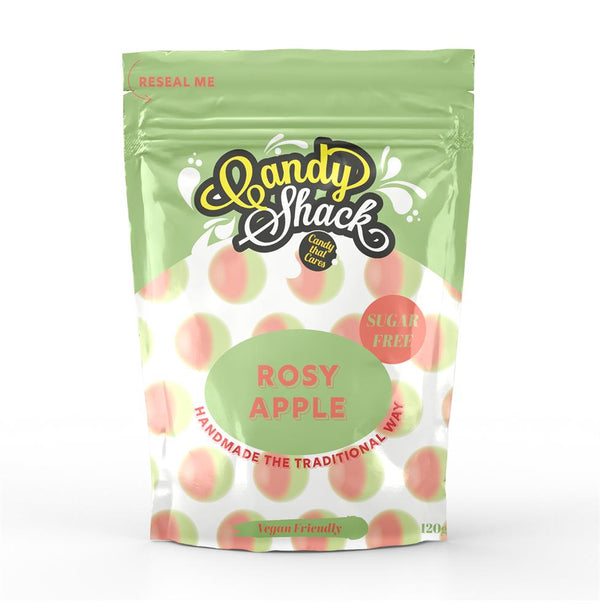 Sugar Free Rosy Apples Sweets 120g, Candy Shack