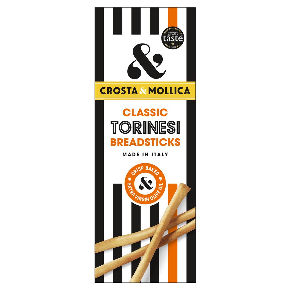 Grissini Torinesi Classic Breadsticks 120g, Crosta and Mollica