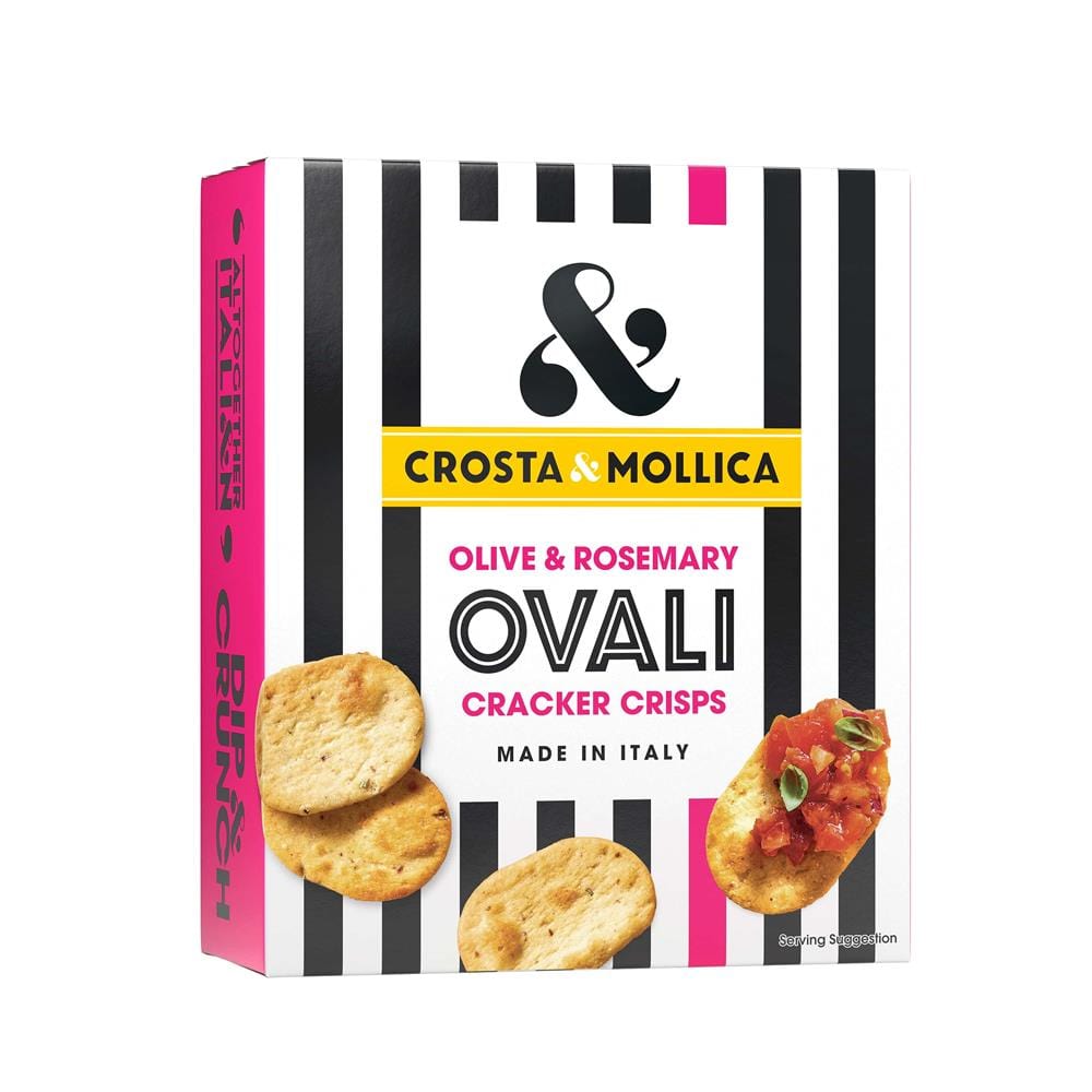 Crosta & Mollica Ovali - Olive & Rosemary 120g, Crosta and Mollica