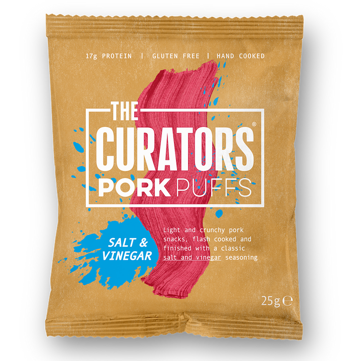 The Curators Pork Puffs 20x25g Original Salted