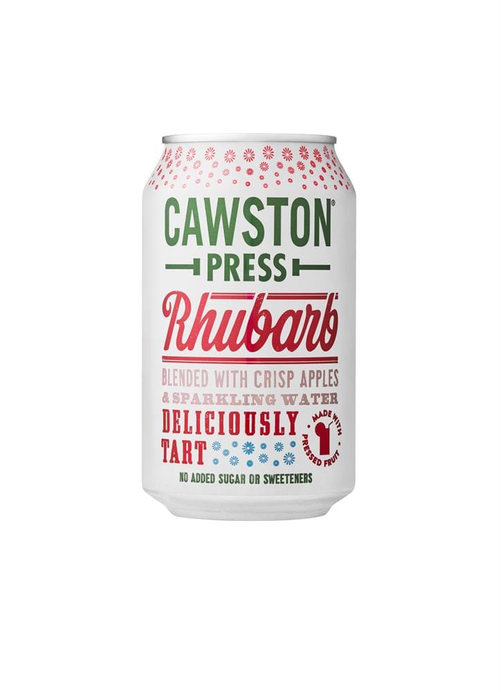 Cawston Press Sparkling Rhubarb Can 330ml, Cawston Press