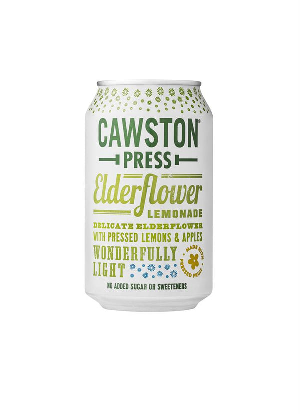 Cawston Press Sparkling Elderflower Lemonade Can 330ml, Cawston Press