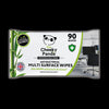 Antibacterial Multi-Surface Bamboo Wipes 90 Wipes, Cheeky Panda