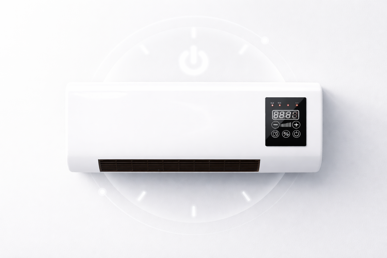 2-in-1-Wandklimaanlage und Heizlüfter