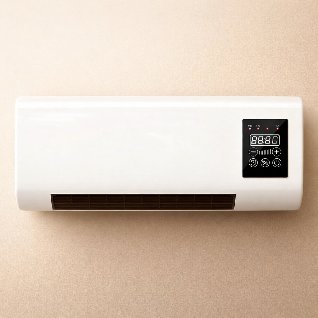 2-in-1-Wandklimaanlage und Heizlüfter