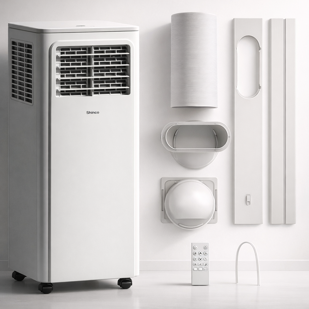 Condizionatore portatile: unità di raffreddamento, ventilazione e deumidificazione 3 in 1