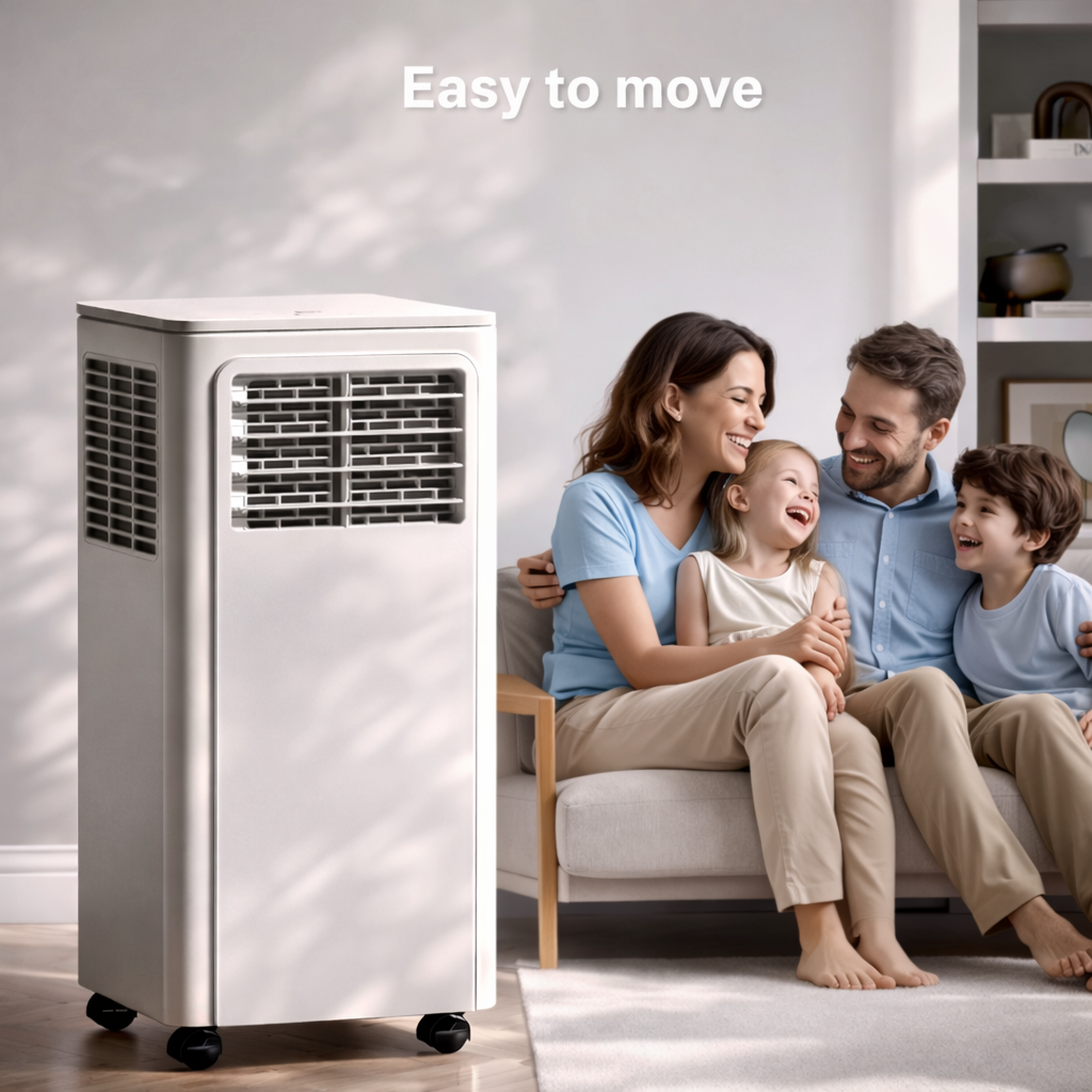 Condizionatore portatile: unità di raffreddamento, ventilazione e deumidificazione 3 in 1