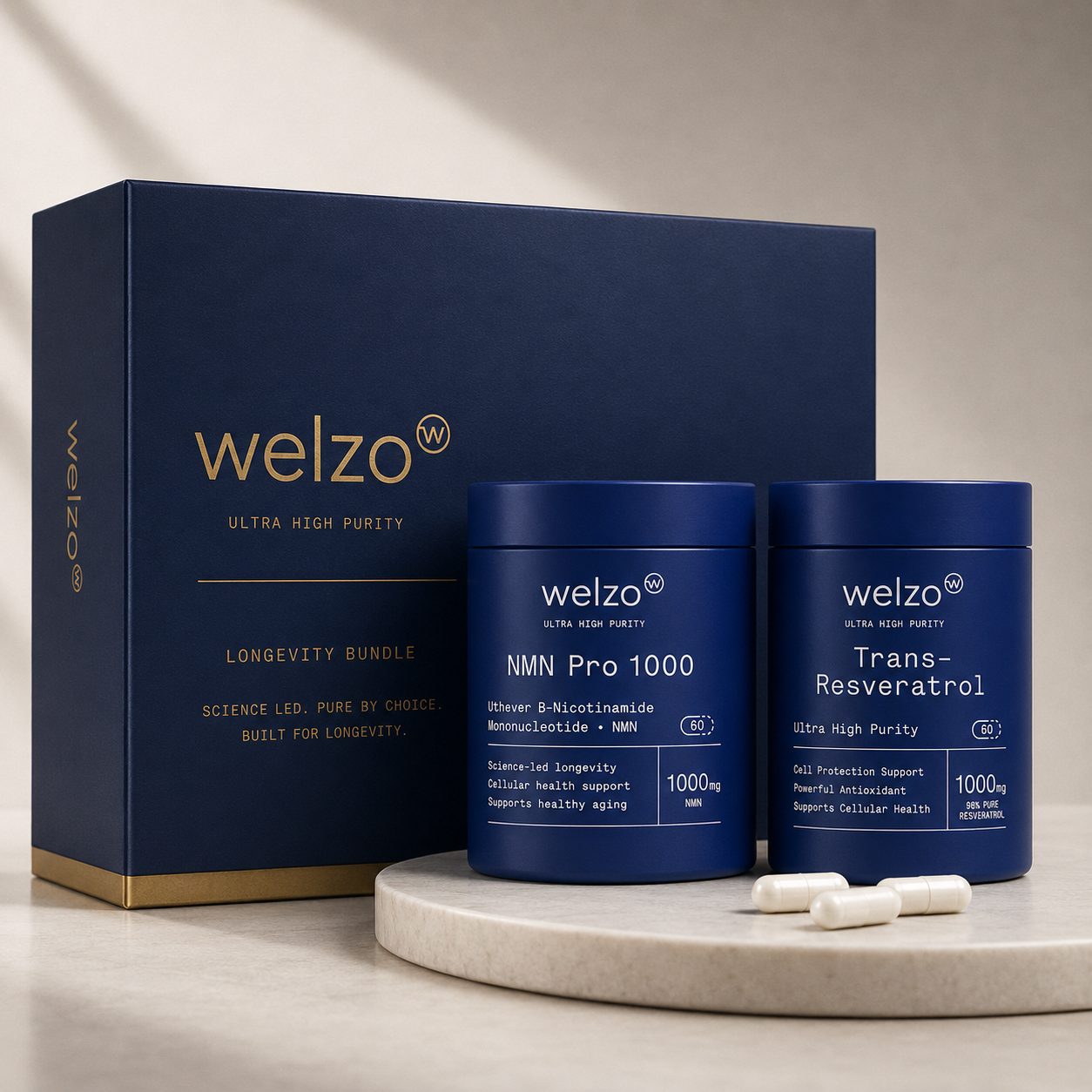 NMN & Resveratrol Welzo Ultra Purity dodatak prehrani