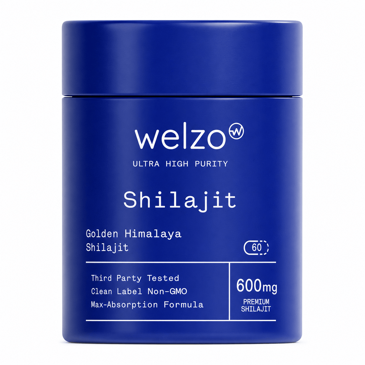 Welzo Ultra Purity Shilajit, Ashwagandha, Rhodiola and Panax Ginseng adaptogen complex, an affordable addition to a budget longevity stack