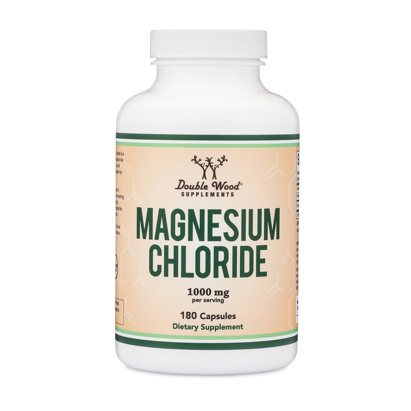 Double Wood Magnesium Chloride - 180 x 500 mg capsules - Welzo