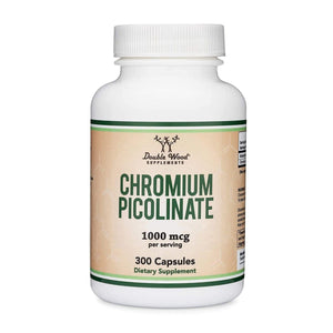 Double Wood Chromium Picolinate - 300 x 500 mcg capsules - Welzo