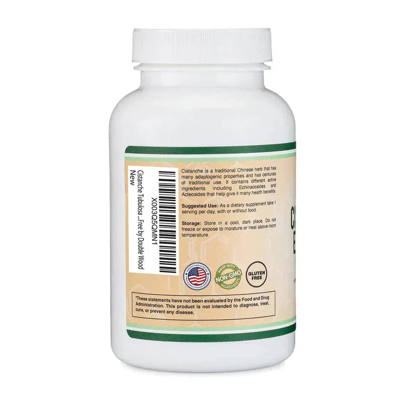 Extrait de cistanche à double bois - 120 x 250 mg de capsules