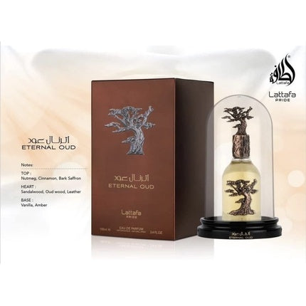 Eternal Oud Eau de Parfum 100ml with Travel Size Tester 20ml Unisex by Lattafa Perfumes