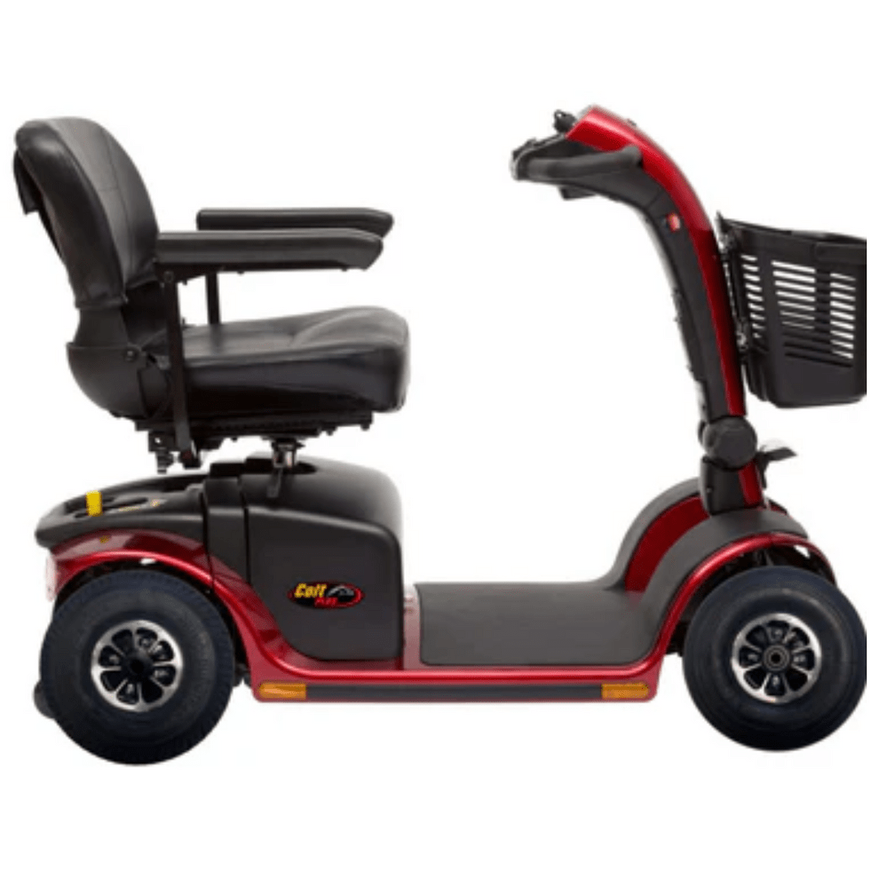 Pride Colt Plus 4 MPH Mid-Range Mobility Scooter-Pneumatische banden, Delta Tiller & Suspension