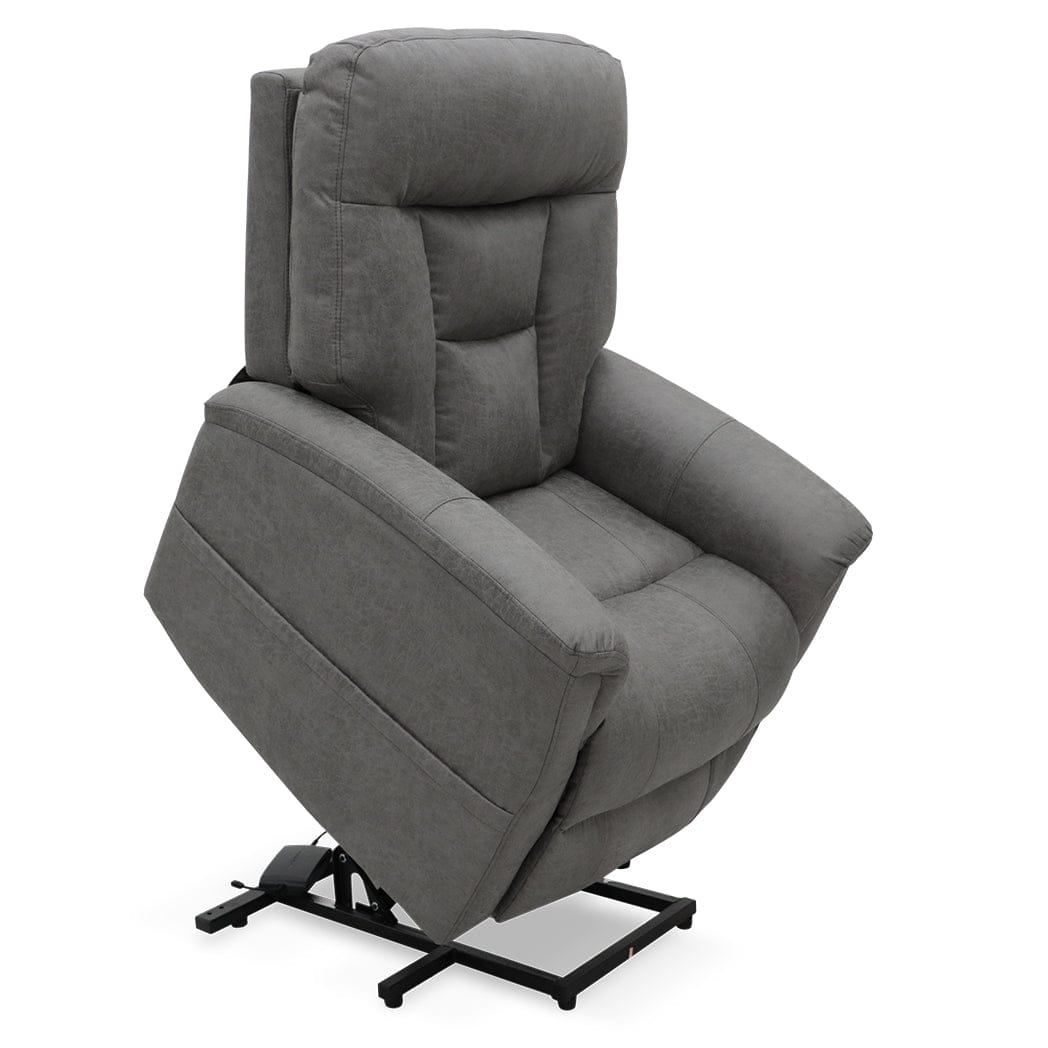 Corinthia Riser Recliner with Heat and Massage - Dark Grey Tech Fabric - image 2