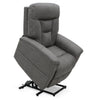 Corinthia Riser Recliner with Heat and Massage - Dark Grey Tech Fabric - image 2