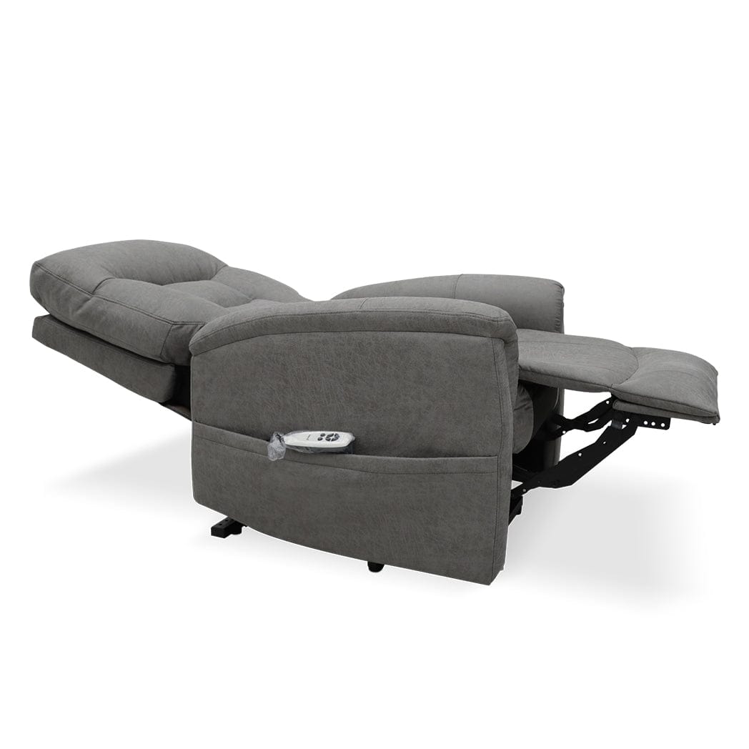Corinthia Riser Recliner with Heat and Massage - Dark Grey Tech Fabric - image 3