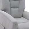Corinthia Riser Recliner with Heat and Massage - Light Grey Chenille Fabric - image 7