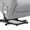 Corinthia Riser Recliner with Heat and Massage - Light Grey Chenille Fabric - image 5