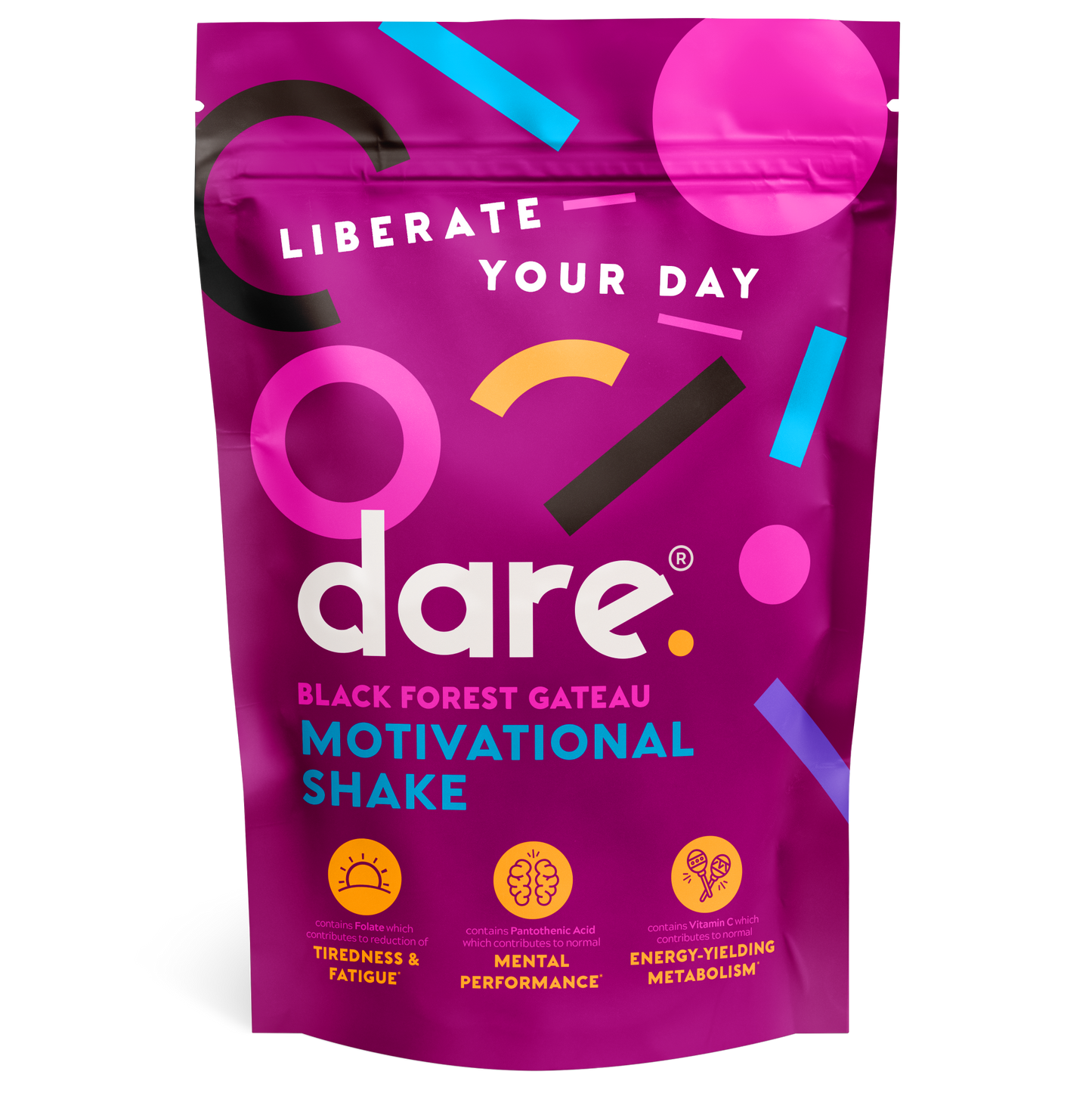 DARE Motivational Shake 750g Black Forest Gateau