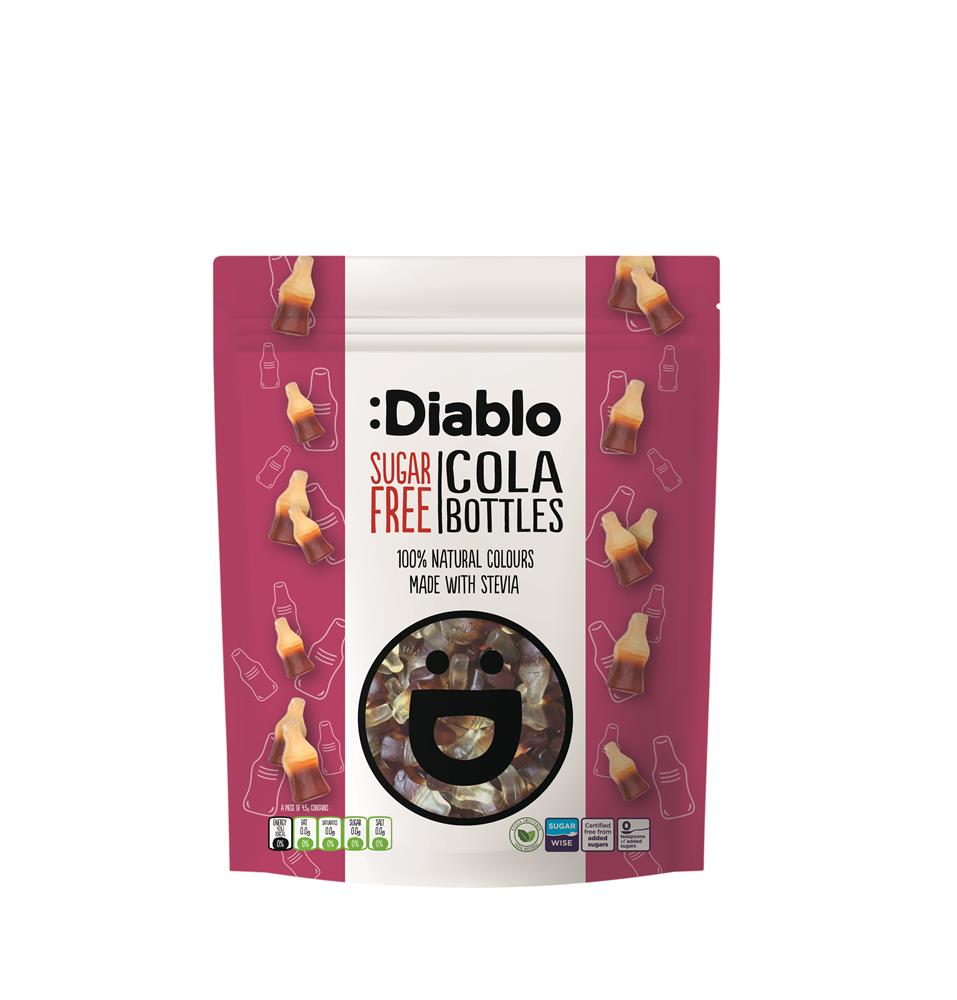 Cola Bottles 75g, Diablo Sugar Free