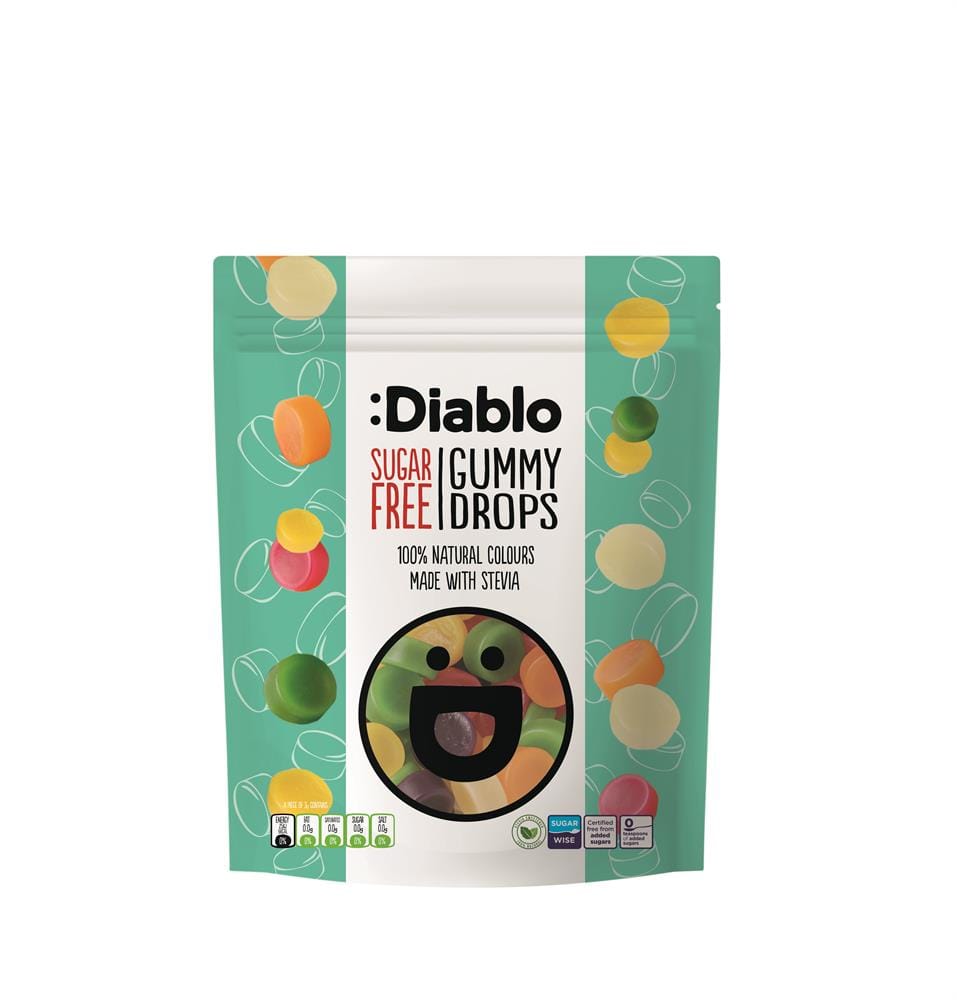 Gummy Drops 75g, Diablo Sugar Free