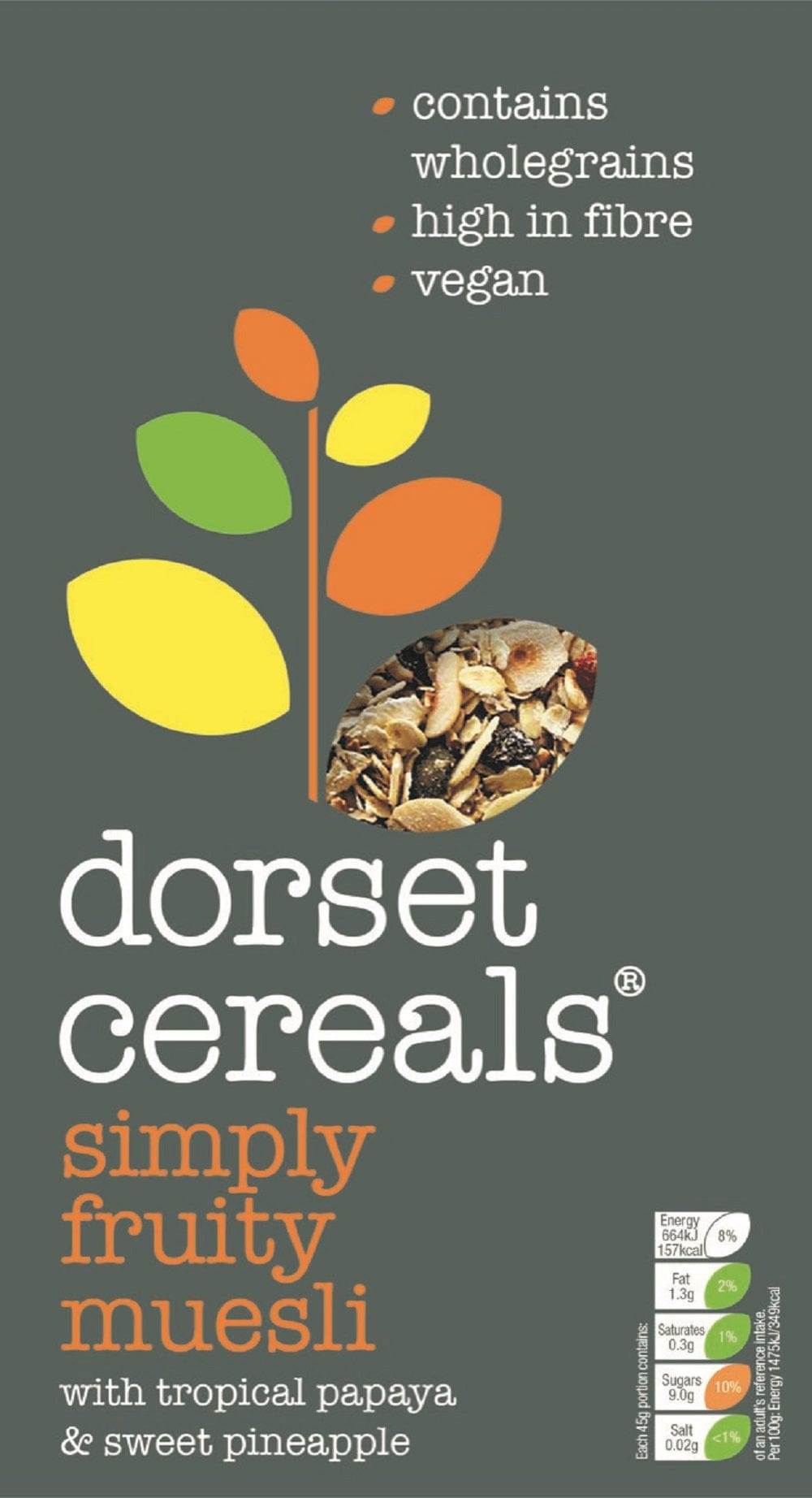 Dorset Cereal απλά φρουτώδες μούσλι 630g