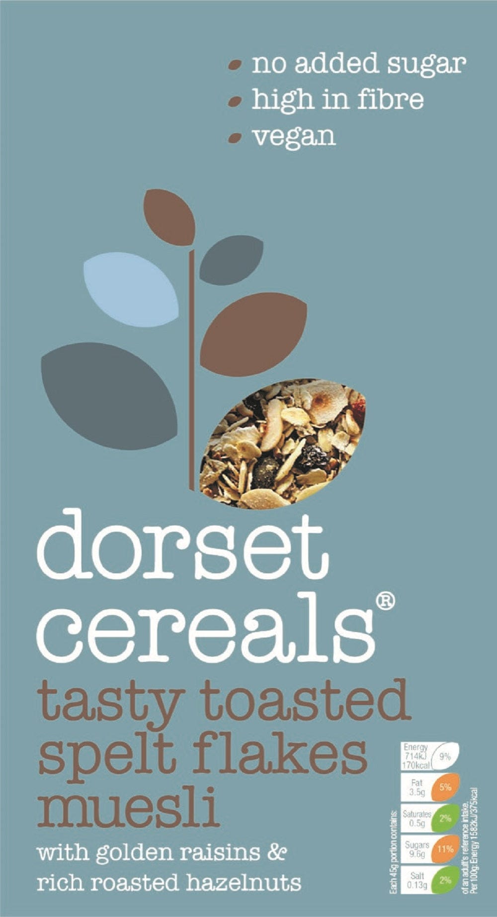 Dorset Granen Tasty Toasted Spelt Flakes 570G