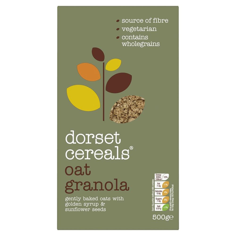 Céréales du Dorset Céréals Granola d'avoine 500G