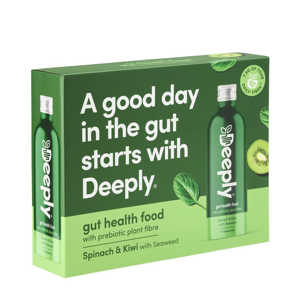 Deeply Prebiotic - Spinach & Kiwi Multipack 4x455ml, Deeply