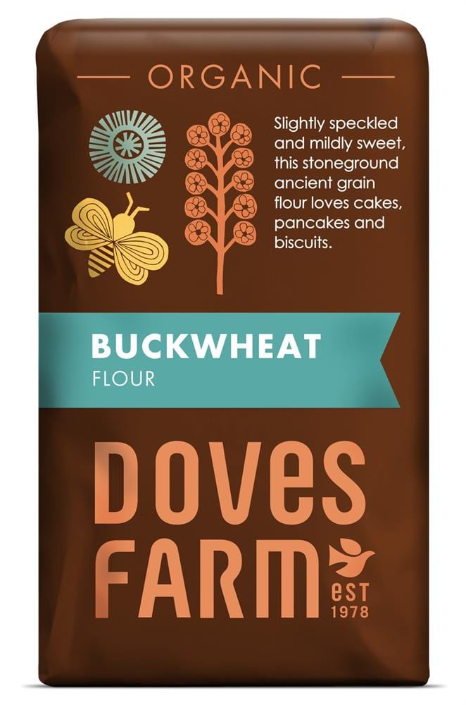 Organic Buckwheat Flour 1kg, Doves Farm