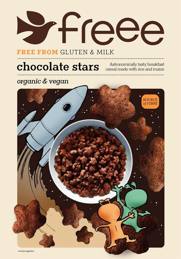 Gluten Free Organic Chocolate Stars 300g, Doves Farm