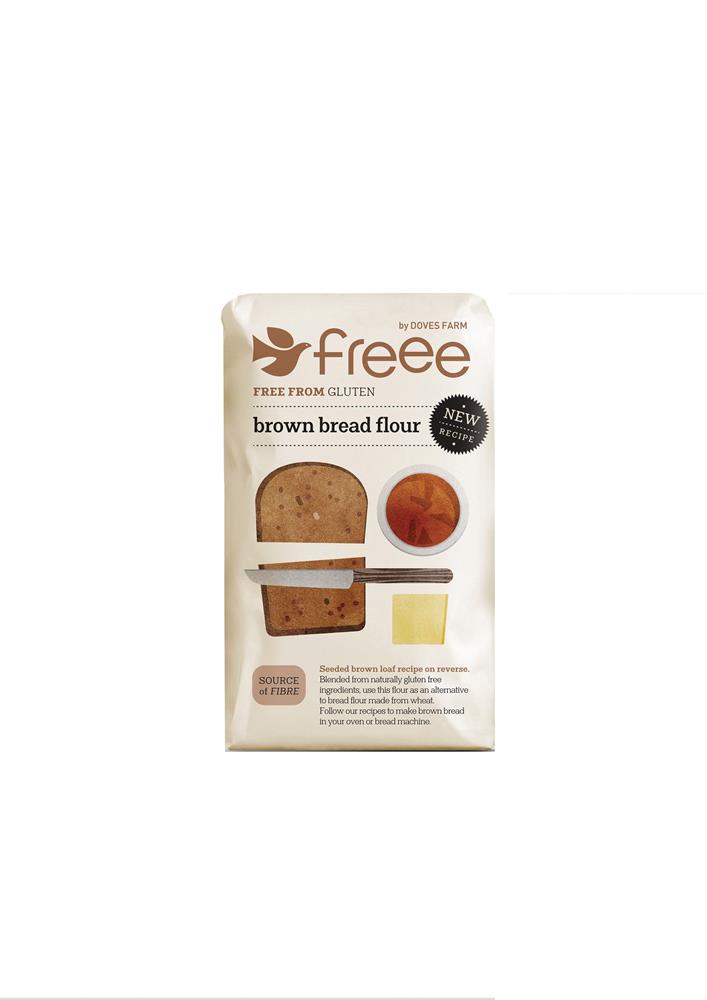 Gluten Free Brown Bread Flour 1kg, Doves Farm