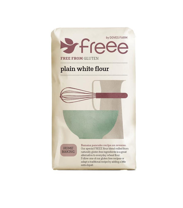 Gluten Free Plain White Flour 1kg, Doves Farm