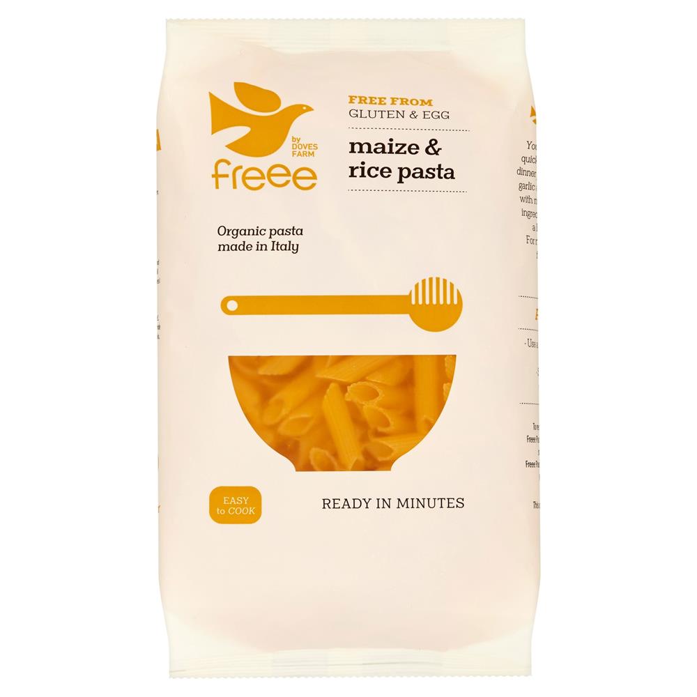 Gluten Free Organic Maize & Rice Penne 500g, Doves Farm