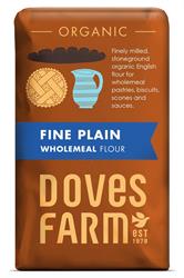 Organic Plain Fine Wholemeal Flour 1kg, Doves Farm