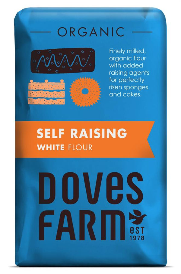 Organic Self Raising White Flour 1kg, Doves Farm