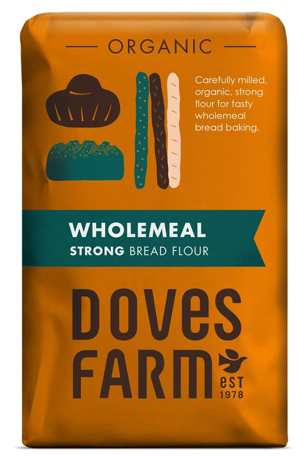 Organic Strong Wholemeal Bread Flour 1.5kg, Doves Farm