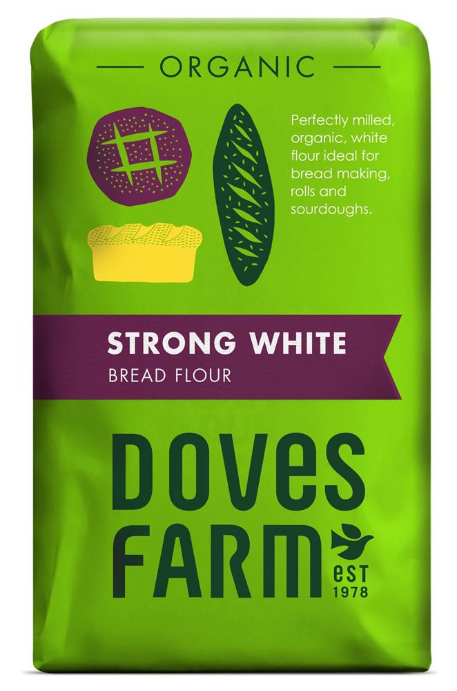 Organic Strong White Bread Flour 1500g, Doves Farm