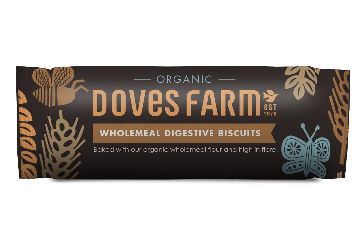 Organic Wholewheat Digestives Biscuits 400g, Doves Farm