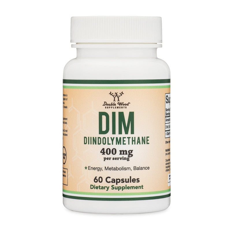 Double Wood DIM (Diindolylmethane) - 60 x 200 mg capsules - Welzo