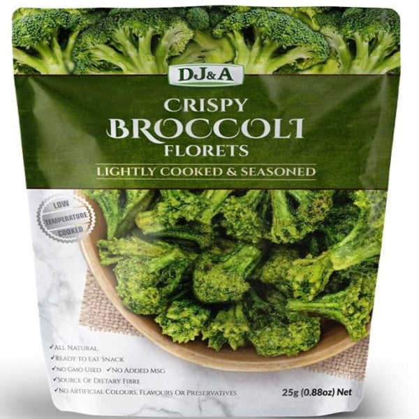 DJ & A Broccoli Florets 25g, DJ & A