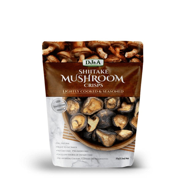 DJ & A Shiitake Mushroom Crisps 30g, DJ & A