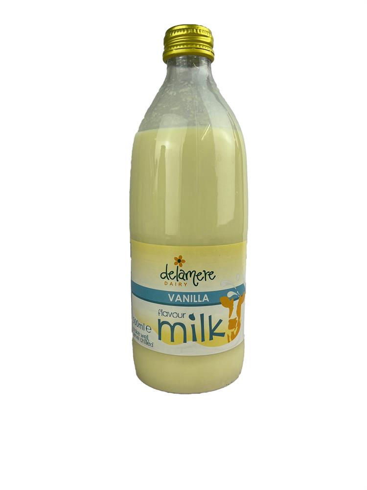 Delamere Dairy Vanilla Flavoured Cows Milk 500ml, Delamere Dairy