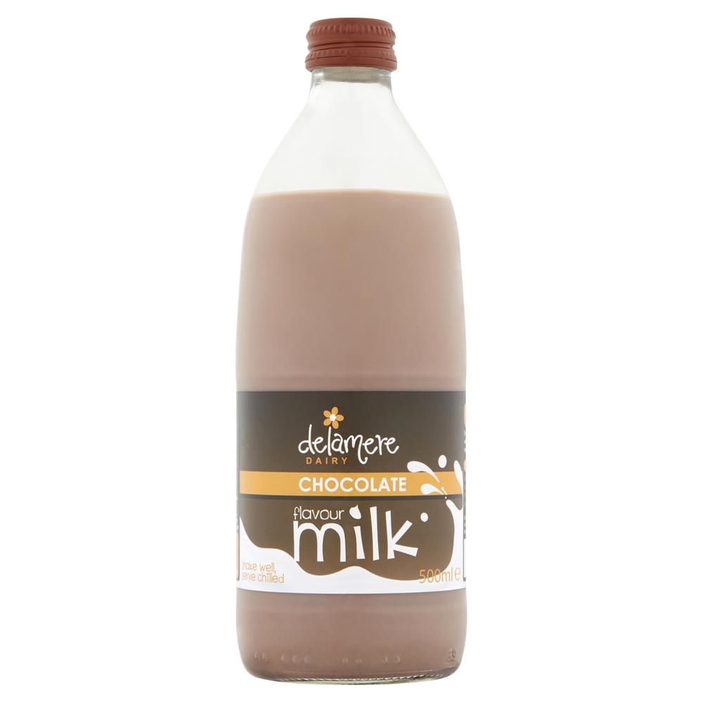 Delamere Dairy Chocolate Flavoured Cows Milk 500ml, Delamere Dairy